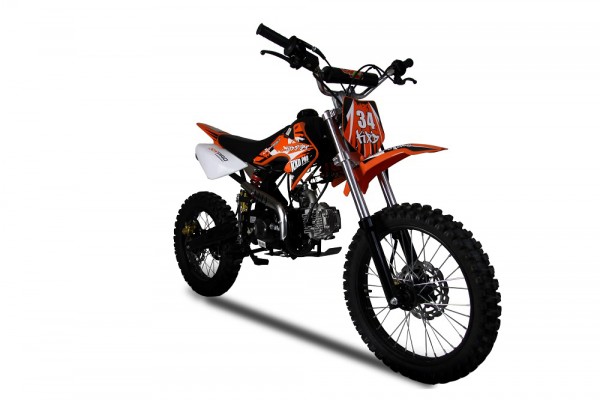 KXD 607K 17/14" 125ccm Dirt pocket 125cc Pitbike PocketBike Motocross Motorrad OVP