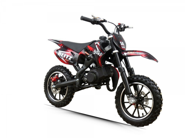 KXD 708A 49cc 2Takt Motocross Motorrad Cross 60cm Sitzhöhe 10 Zoll Vorderrad Motor Pocketbike