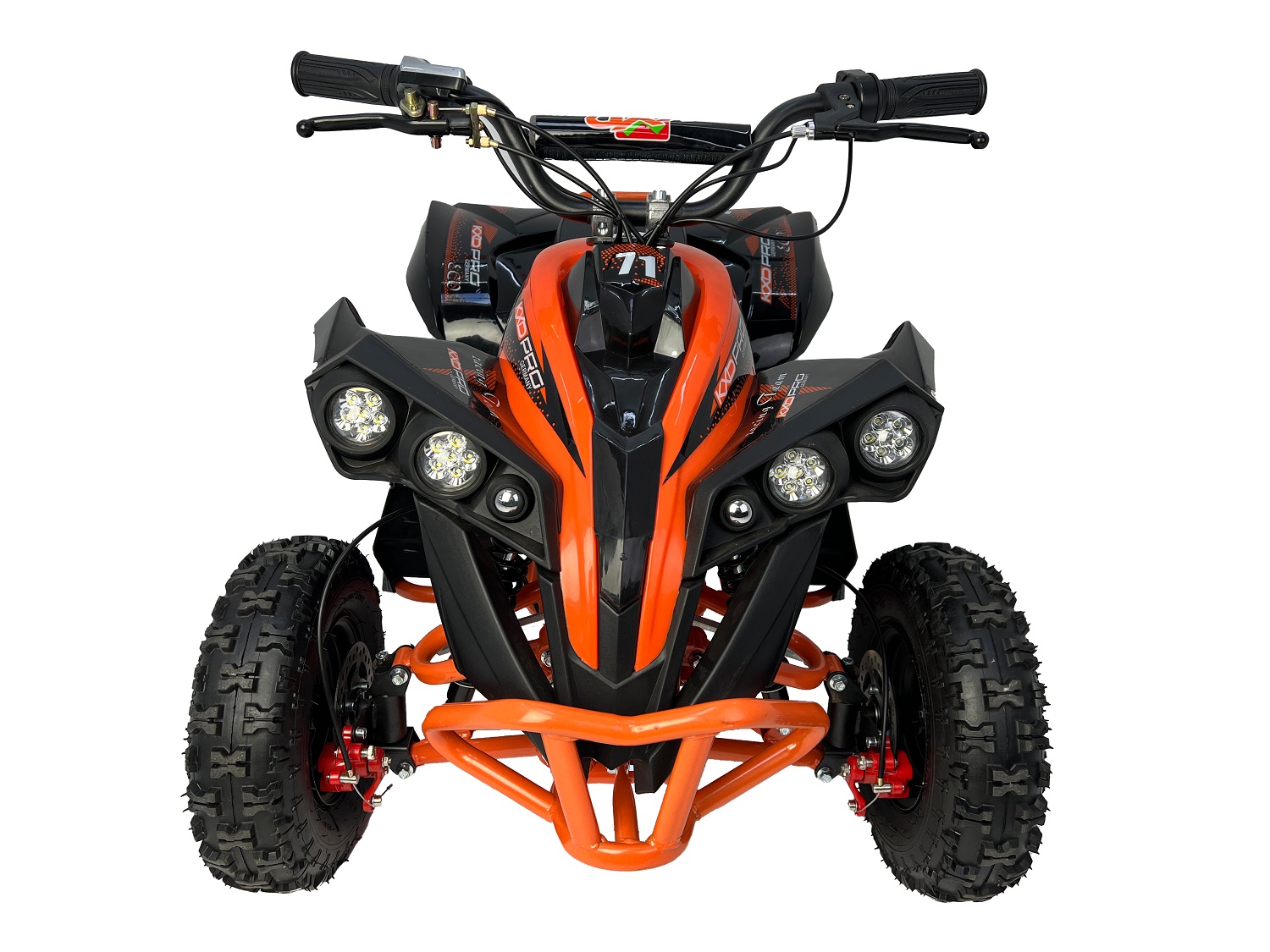 KXD M3 E-Starter 6 49ccm Quad Mini ATV Miniquad Benzinmotor Kinderquad Kinder Enduro Pocketquad Sportquad Jugendliche Freizeitfahrzeuge Elektroquad Erwachsene Funsport grün 