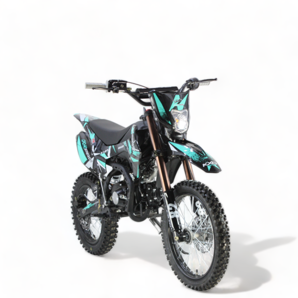 KXD 609K 17/14" 125cc 4T Hurricane mit Scheinwerfer Dirt pocket 125ccm Pitbike PocketBike Motocross