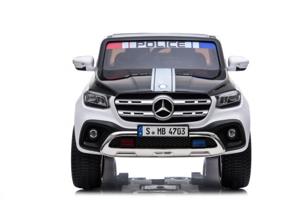 Mercedes X-Klasse Polizei 2 Sitzer 2x 35 Watt Motor Auto Elektrofahrzeug Kinderauto Elektro Kidscar